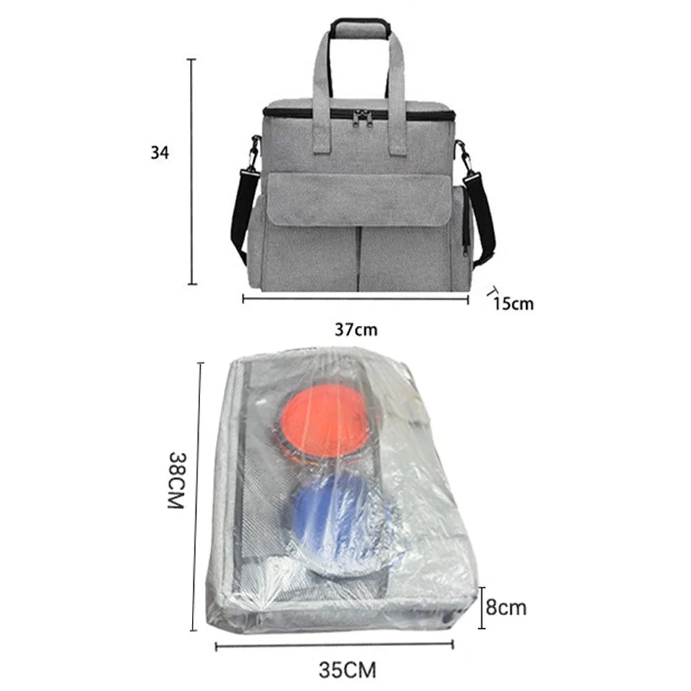 Dog Travel Bag Backpack Pet Accessories Organizer for Week Away/Overnight, w/ 2 Food Bags 1 Waterproof Placemat 2 Foldable Bowls