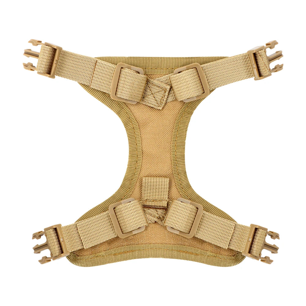 Tactical Puppy Harness Leash Set For Small Dogs Adjustable Cat Harnesses Vest For Training Walking Military Cats Dog Accessories