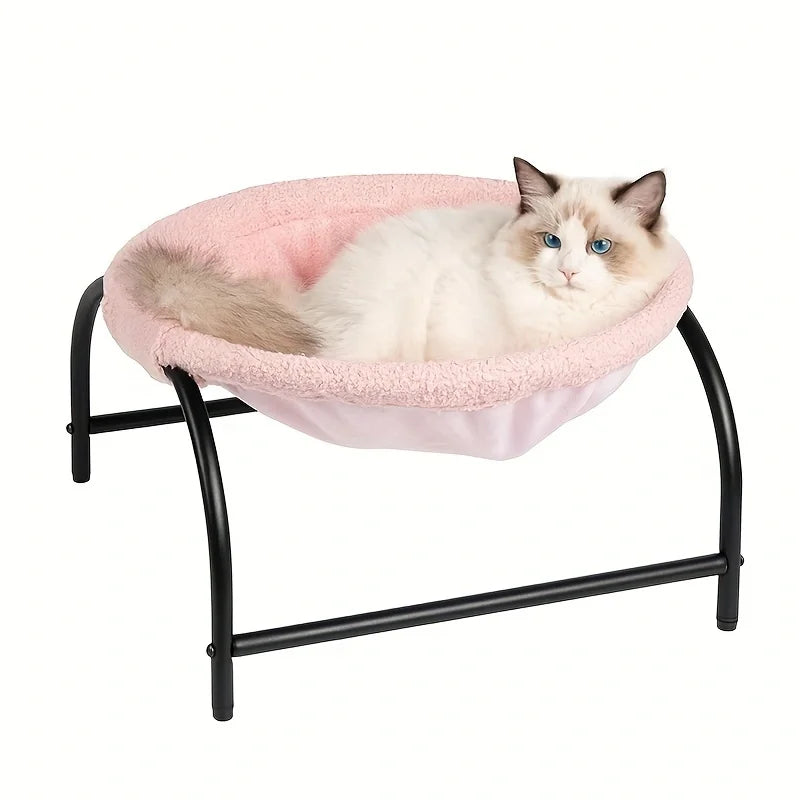 Pet Cat Bed Deep Sleep Nest Elevated Moisture-proof Breathable Removable Washable Pet Hammock for Dog Cat Soft & Warm in Winter