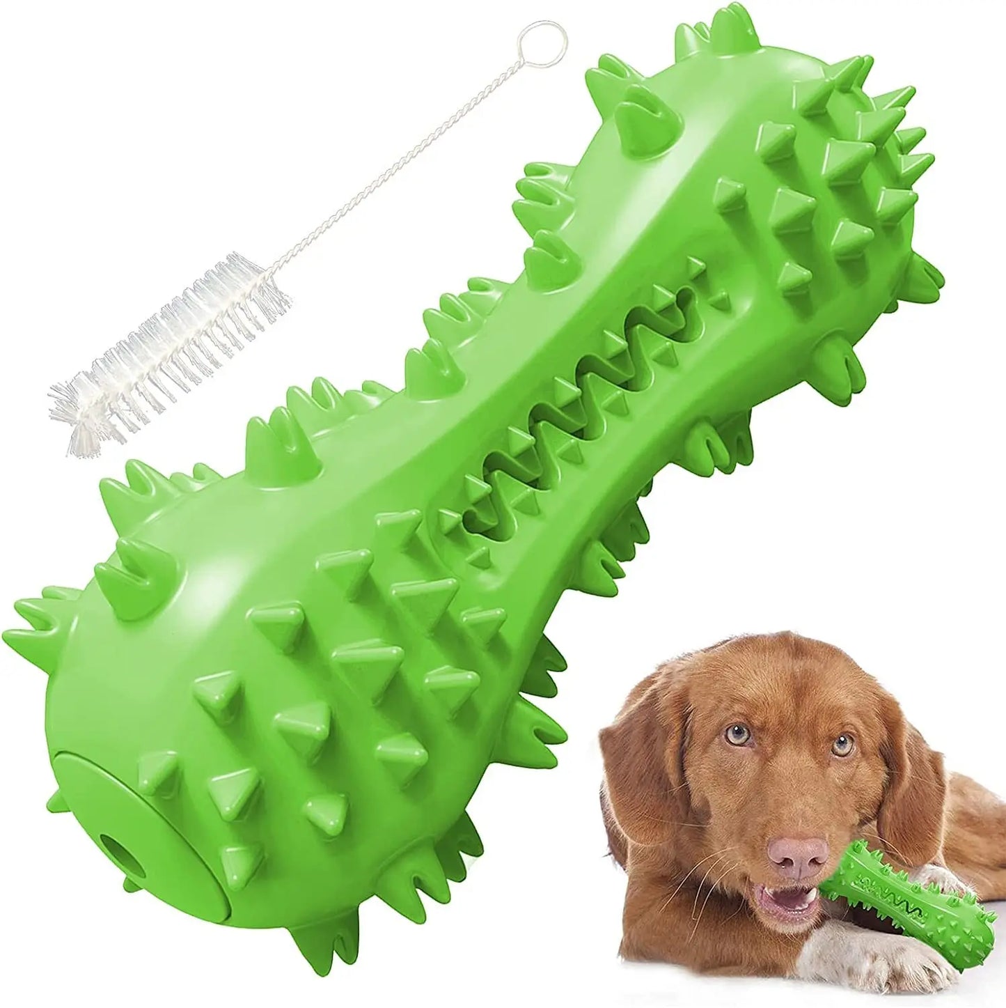 Durable Dog Chew Toys for Aggressive Chewers Heavy Duty Pet Teeth Cleaning Interactive Puppy Toys Long Lasting Rubber Dog Treats