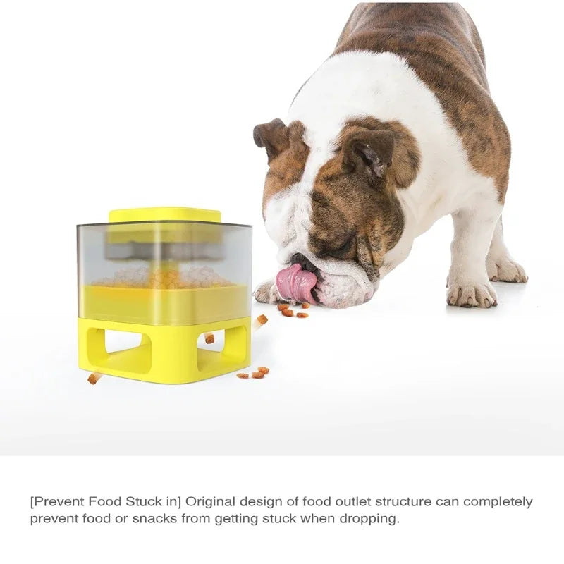Pet Dogs Catapult Puzzle Training Slow Food Dispenser Feeder Leaking Device Interactive Toy For Cats Dogs Pet Supplies