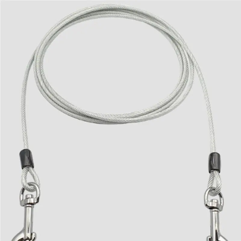 AEE8-Dog Tie Out Cable Dog Runner For Yard Steel Wire Dog Leash With Superior Spring Large Dog Running In Outdoor