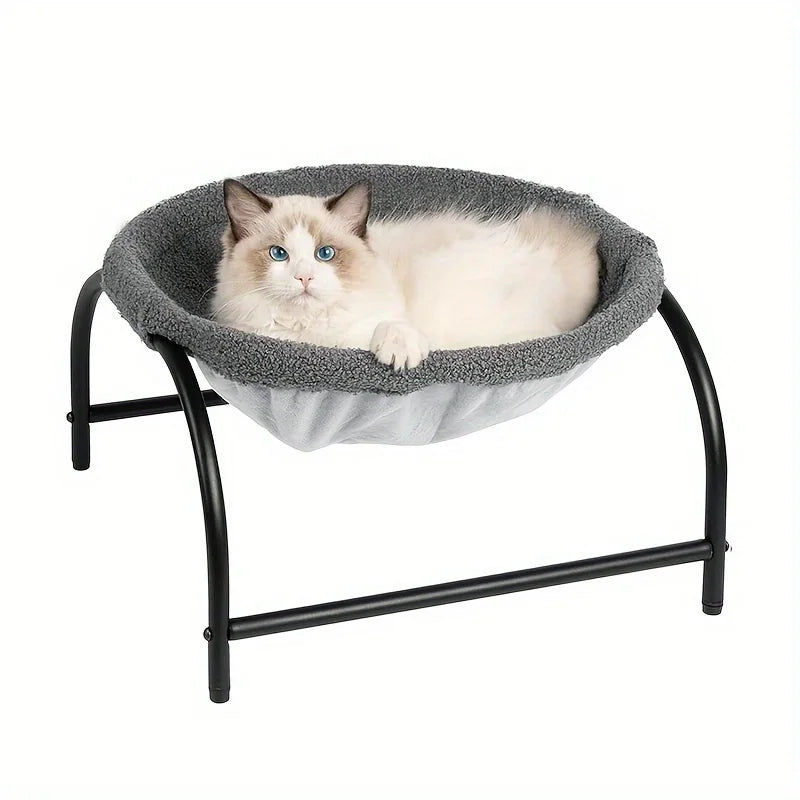 Pet Cat Bed Deep Sleep Nest Elevated Moisture-proof Breathable Removable Washable Pet Hammock for Dog Cat Soft & Warm in Winter