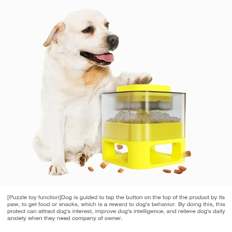 Pet Dogs Catapult Puzzle Training Slow Food Dispenser Feeder Leaking Device Interactive Toy For Cats Dogs Pet Supplies
