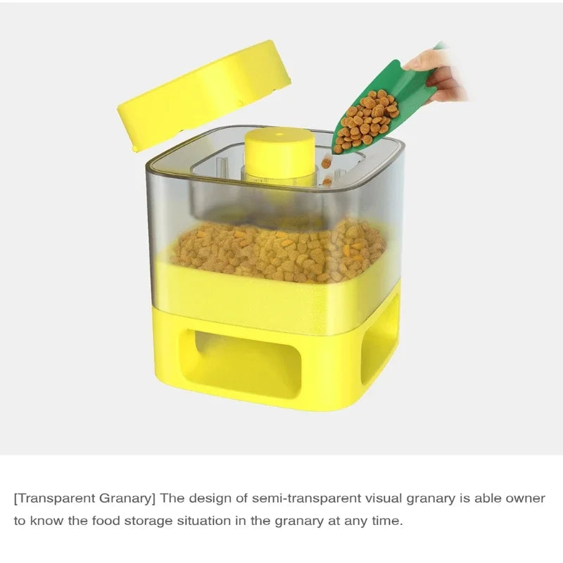 Pet Dogs Catapult Puzzle Training Slow Food Dispenser Feeder Leaking Device Interactive Toy For Cats Dogs Pet Supplies