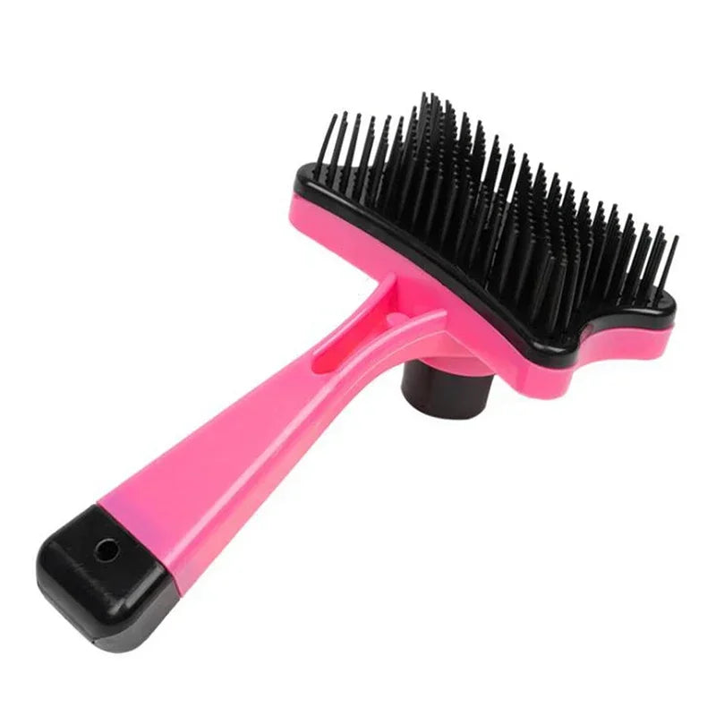Dog Brush Cat Grooming Brush Self Cleaning Static Free Massage Comb Stable Thicker Bristles Pet Supplies