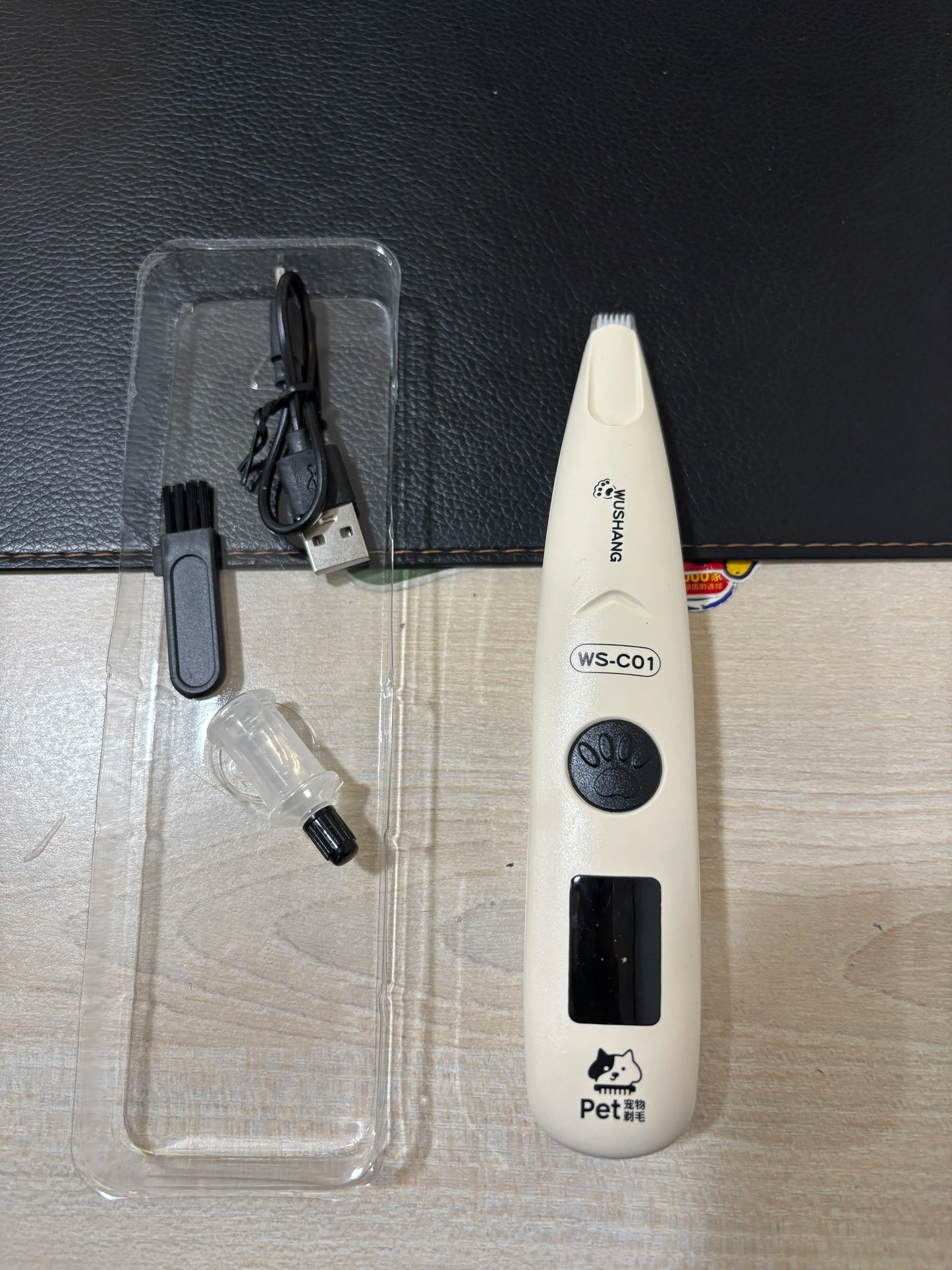 Pet Dog Shaver Electric Groomer Trimmer With LED Light Waterproof Pet Foot Hair Clipper Low Noise Cat Dog Face Hip Paw Shaver