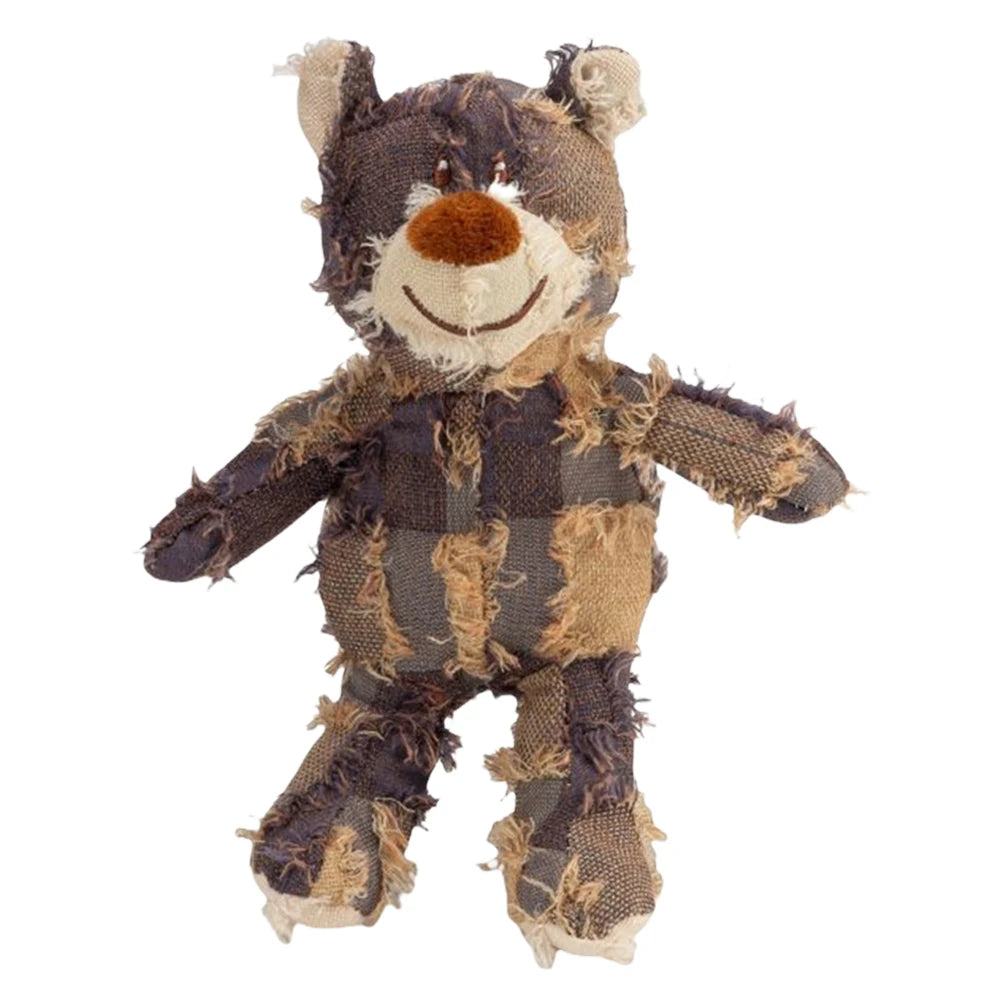 Squeaky Plush Bear Toy Indestructible Dog Toys Interactive Plush Dog Toys for Small Medium Large Dogs