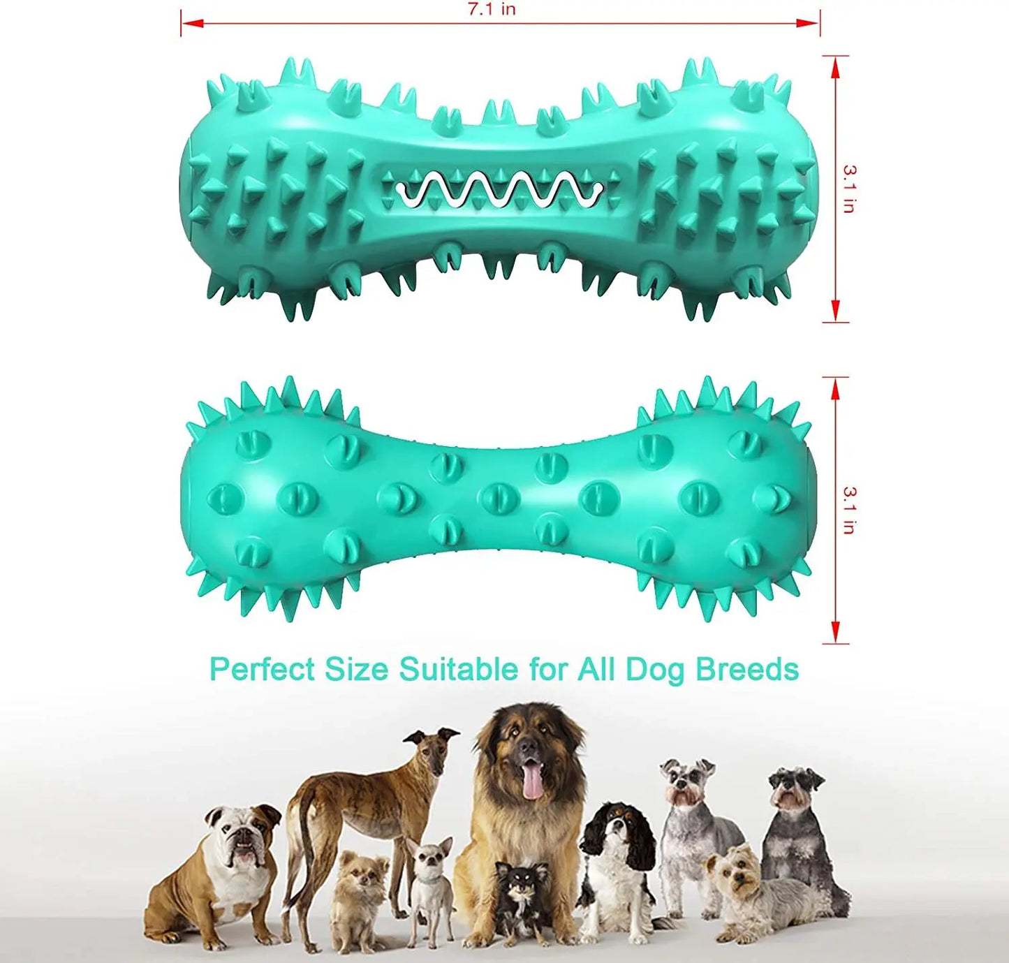 Durable Dog Chew Toys for Aggressive Chewers Heavy Duty Pet Teeth Cleaning Interactive Puppy Toys Long Lasting Rubber Dog Treats