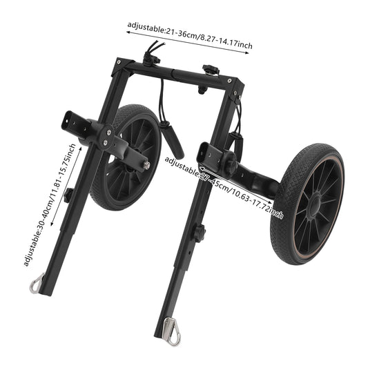 Adjustable Pet Trolley Pet Dog Wheelchair Rehabilitation Walking Aid Cart Portable Walk Trolley Tools for Hind-Leg Support