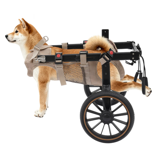 Adjustable Pet Trolley Pet Dog Wheelchair Rehabilitation Walking Aid Cart Portable Walk Trolley Tools for Hind-Leg Support