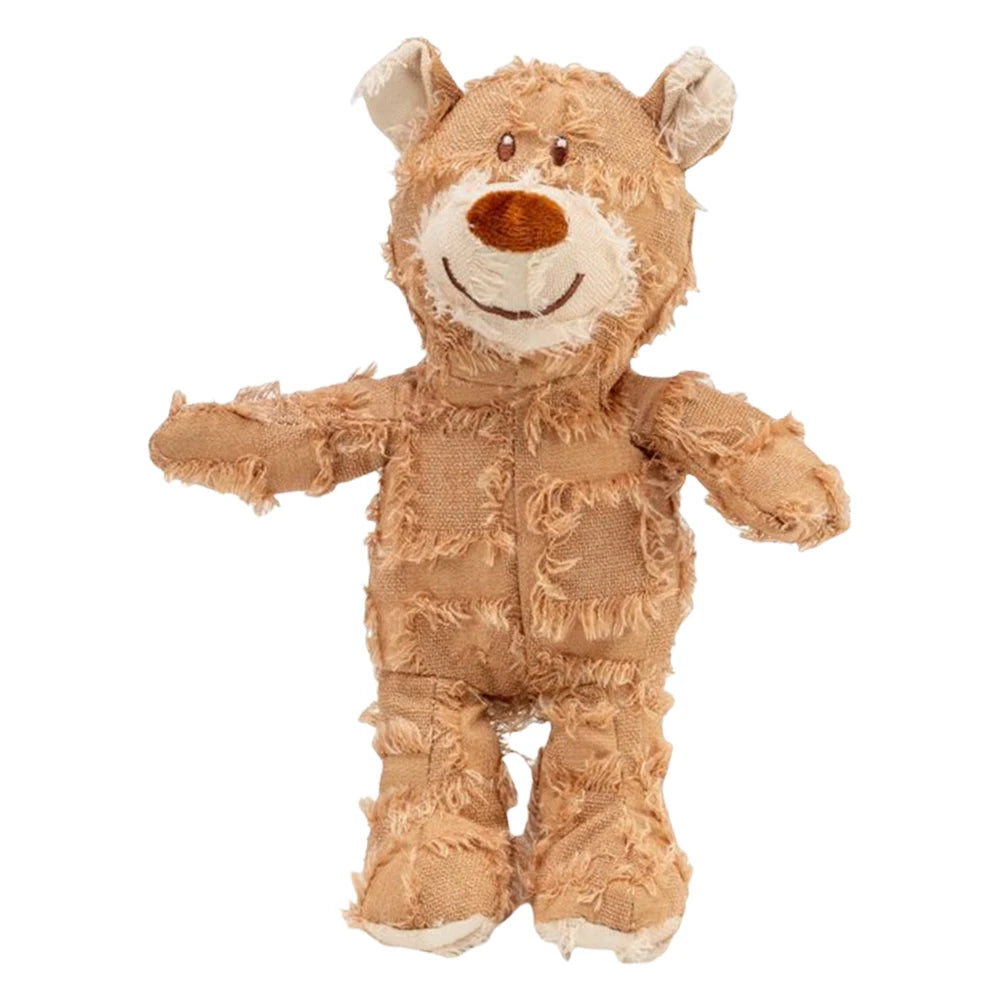 Squeaky Plush Bear Toy Indestructible Dog Toys Interactive Plush Dog Toys for Small Medium Large Dogs