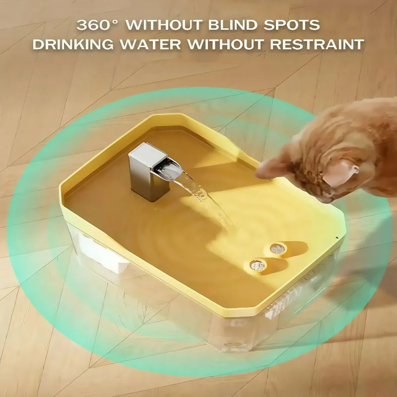 Cat Water Fountain Auto Filter USB Pet Drinking Dispenser Live Water Circulation Quiet Automatic Fountain for Cats and Small Pet