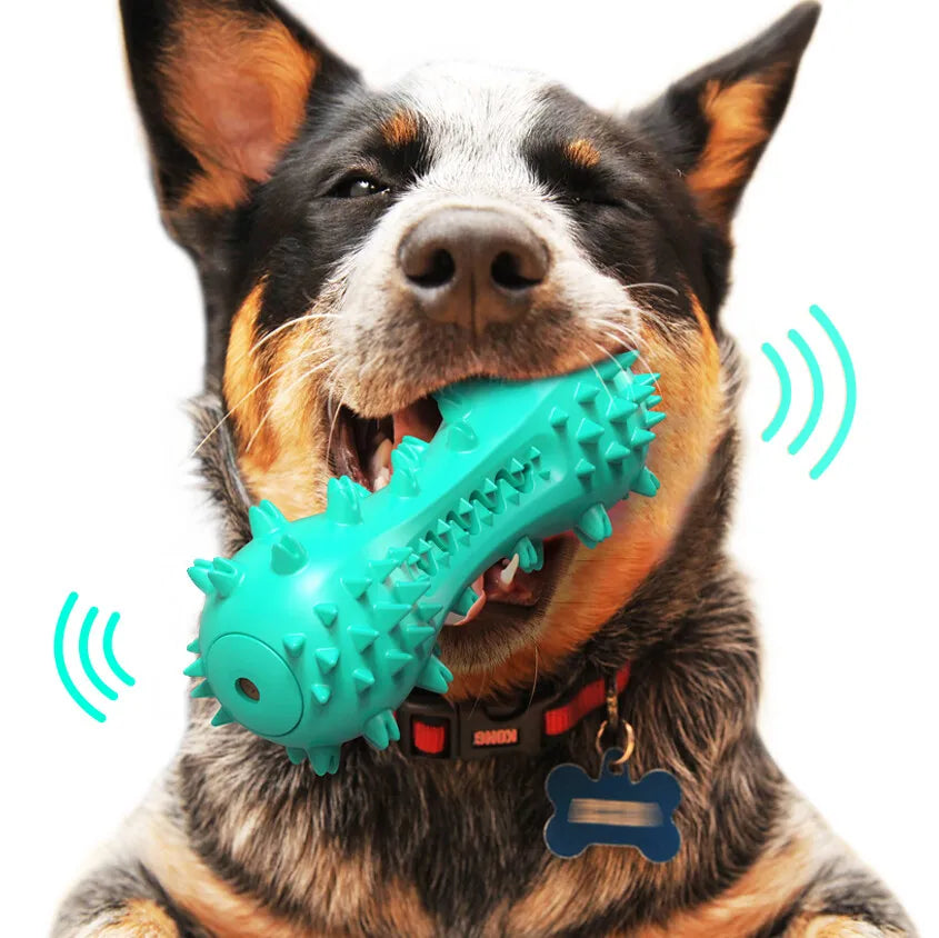 Durable Dog Chew Toys for Aggressive Chewers Heavy Duty Pet Teeth Cleaning Interactive Puppy Toys Long Lasting Rubber Dog Treats